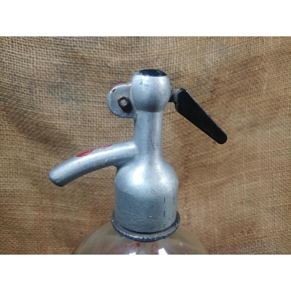 Vintage Glass Seltzer Bottle // Collectable Barware - Picture 4 of 10